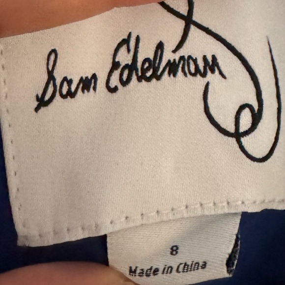 Sam Edelman Long Sleeve A-Line Pleated Dress - Picture 5 of 5